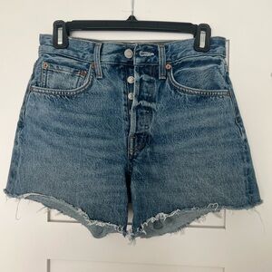 Agolde Classic Blue Jean Shorts
